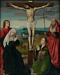 Wood Plaque - Crucifixion by Museum Art