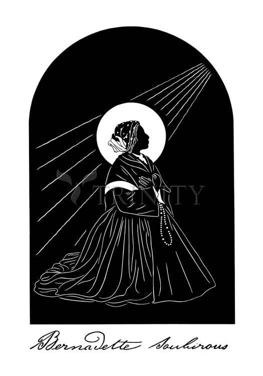 St. Bernadette - Holy Card