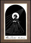 Wood Plaque Premium - St. Bernadette by D. Paulos