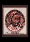 Holy Card - St. Bernadette of Lourdes - Portrait with Signature by D. Paulos