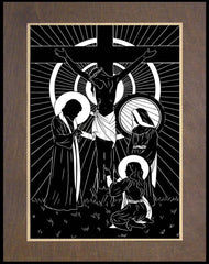 Wood Plaque Premium - Behold Thy Mother by D. Paulos