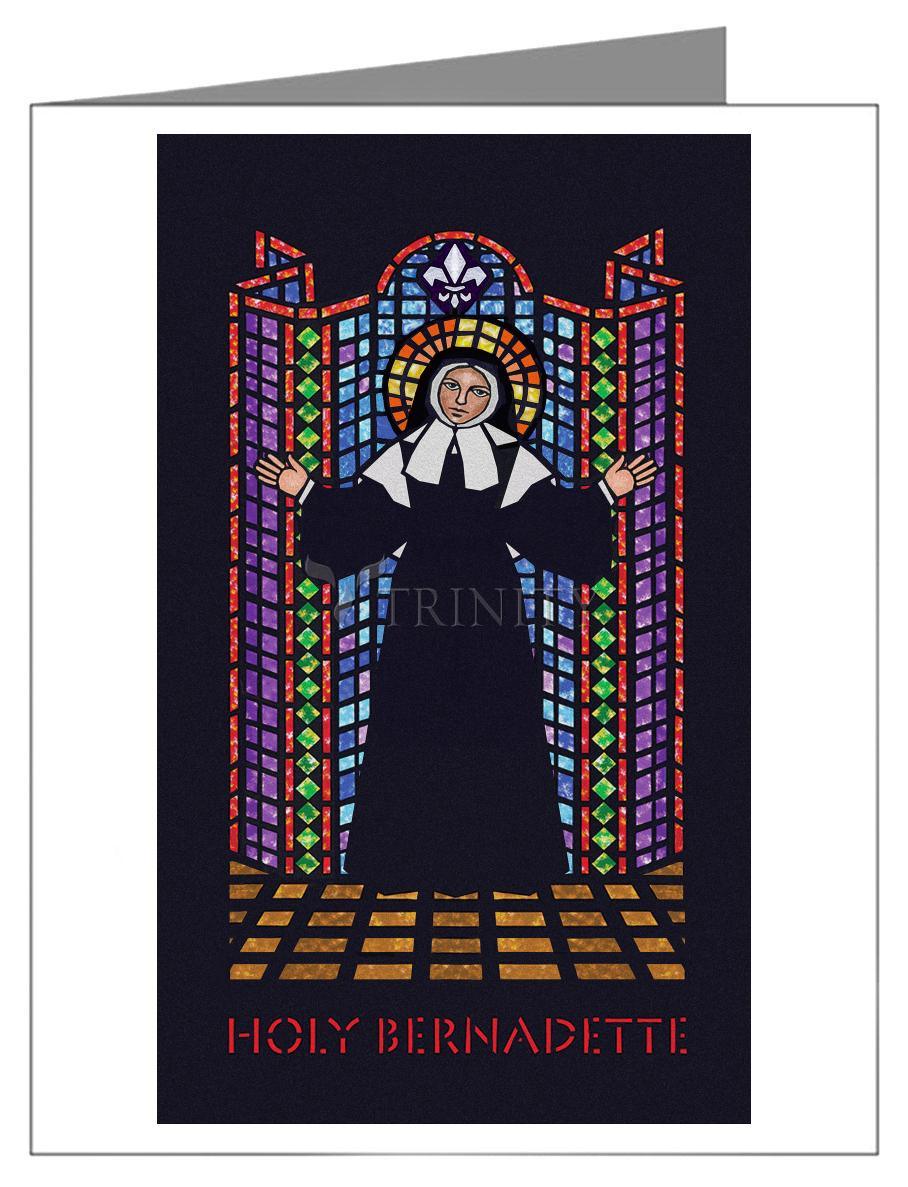 St. Bernadette - Note Card Custom Text