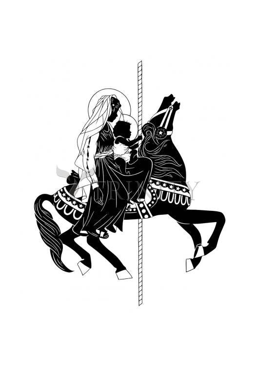 Carousel Madonna - Holy Card