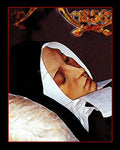 Wood Plaque - St. Bernadette of Lourdes, Death of by D. Paulos