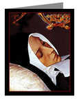 Note Card - St. Bernadette of Lourdes, Death of by D. Paulos