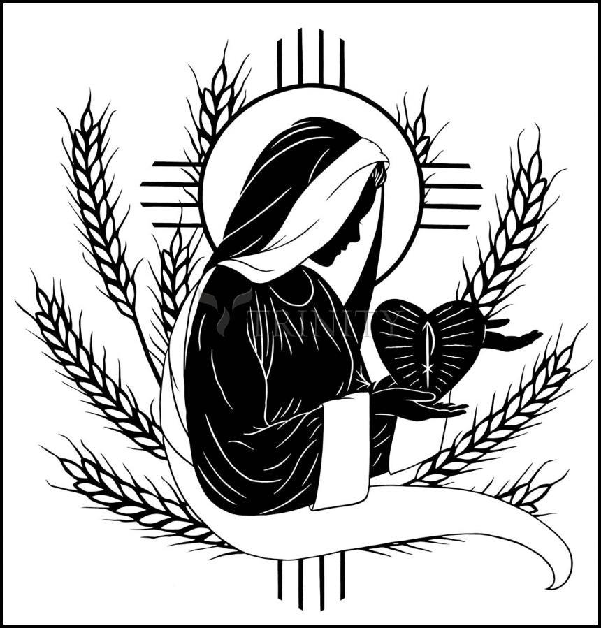 Giver of the Wheat - Wood Plaque