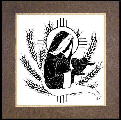 Giver of the Wheat - Wood Plaque Premium