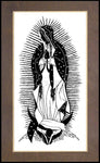 Wood Plaque Premium - Our Lady of Guadalupe by D. Paulos