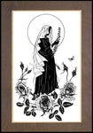 Wood Plaque Premium - Lo, How A Rose E'er Blooming  by D. Paulos