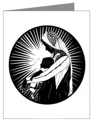 Custom Text Note Card - Our Lady of the Light - ver.2 by D. Paulos