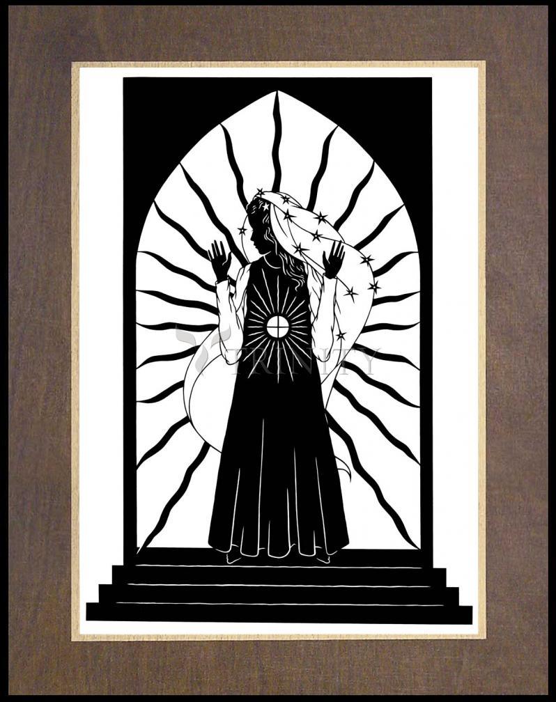 Our Lady of the Blessed Sacrament - Wood Plaque Premium