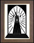 Wood Plaque Premium - Our Lady of the Blessed Sacrament by D. Paulos