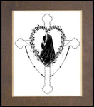 Wood Plaque Premium - Our Lady of the Rosary by D. Paulos