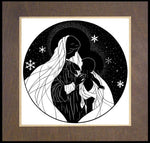 Wood Plaque Premium - Our Lady of the Snows by D. Paulos
