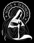 Wood Plaque - Mater Dolorosa - Mother of Sorrows by D. Paulos