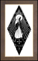 Wood Plaque Premium - Miraculous Medal by D. Paulos