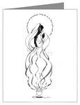 Custom Text Note Card - Mary, Incense of Sweetness by D. Paulos
