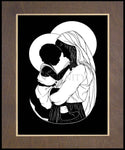 Wood Plaque Premium - Mother Most Tender - ver.2 by D. Paulos