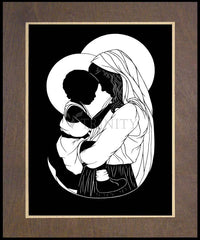 Wood Plaque Premium - Mother Most Tender - ver.2 by D. Paulos