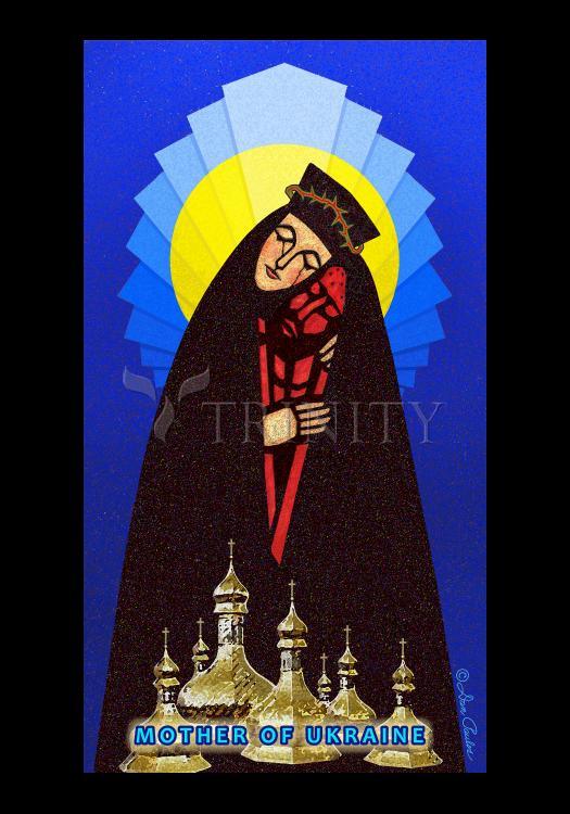 Mother of Ukraine - Holy Card