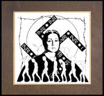 Wood Plaque Premium - Madonna of the Slaughtered Jews by D. Paulos