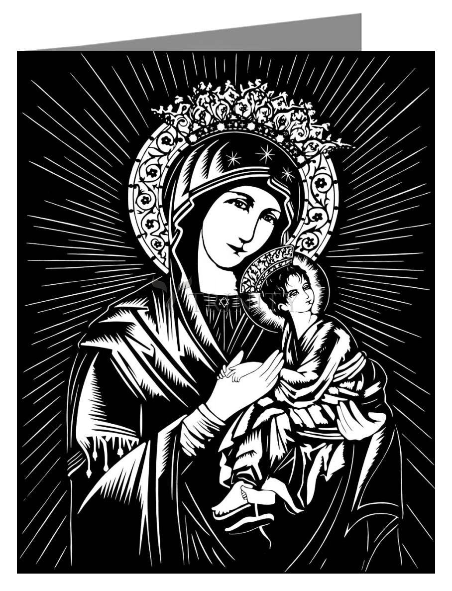 Our Lady of Perpetual Help - Note Card