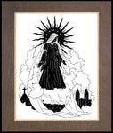 Wood Plaque Premium - Our Lady, Queen of Peace by D. Paulos