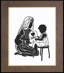 Wood Plaque Premium - Our Lady Teacher by D. Paulos