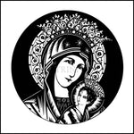 Wood Plaque - Our Lady of Perpetual Help - Detail by D. Paulos