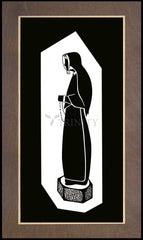 Wood Plaque Premium - Bl. Pauline by D. Paulos