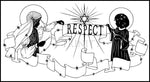 Wood Plaque - Respect by D. Paulos