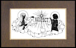 Wood Plaque Premium - Respect by D. Paulos