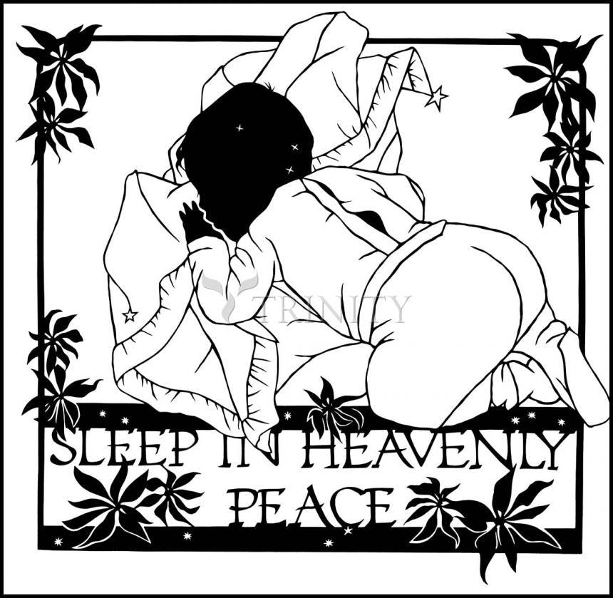 Sleep In Heavenly Peace - Wood Plaque