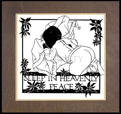 Sleep In Heavenly Peace - Wood Plaque Premium