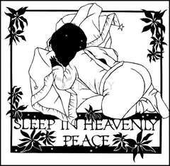 Wood Plaque - Sleep In Heavenly Peace by D. Paulos