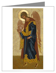 Custom Text Note Card - St. Gabriel Archangel by J. Cole