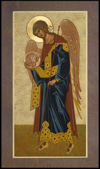 Wood Plaque Premium - St. Gabriel Archangel by J. Cole