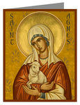 Note Card - St. Agnes by J. Cole