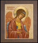 Wood Plaque Premium - St. Michael Archangel by J. Cole