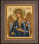 Wood Plaque Premium - St. Gabriel Archangel by J. Cole
