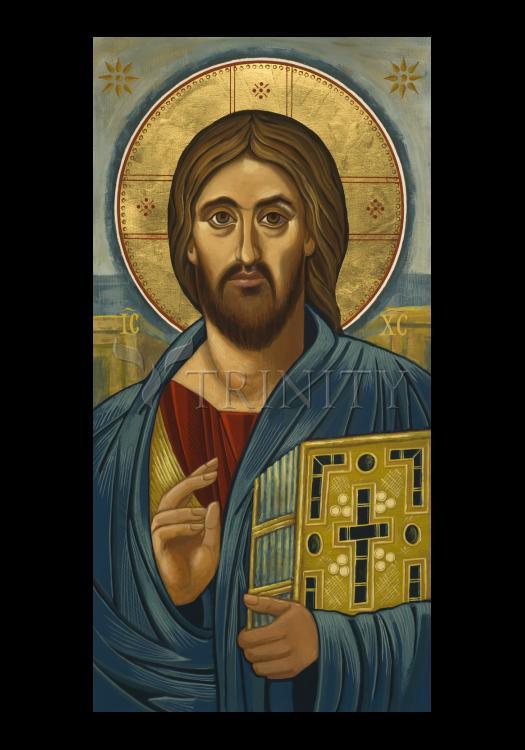 Christ Blessing - Holy Card