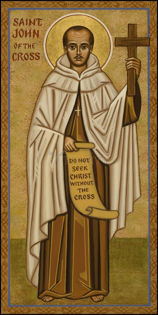 St. John of the Cross - Wood Plaque