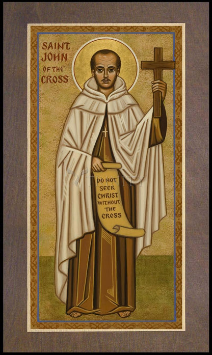 St. John of the Cross - Wood Plaque Premium