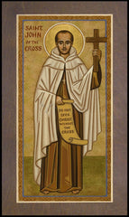 Wood Plaque Premium - St. John of the Cross by J. Cole