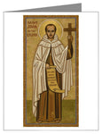 Custom Text Note Card - St. John of the Cross by J. Cole