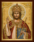 Wood Plaque - Christ the King by J. Cole