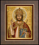 Wood Plaque Premium - Christ the King by J. Cole