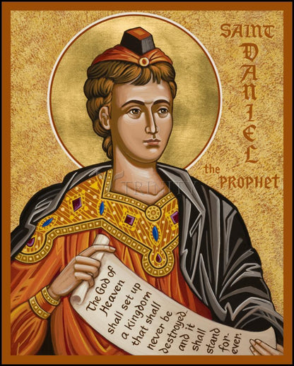 St. Daniel the Prophet - Wood Plaque