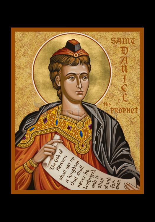 St. Daniel the Prophet - Holy Card