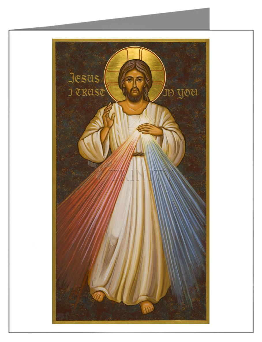 Divine Mercy - Note Card Custom Text